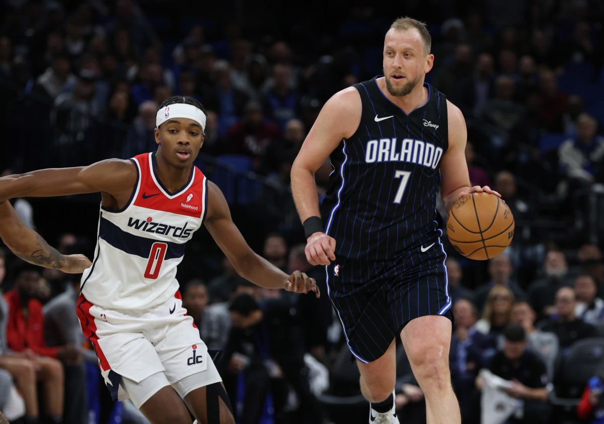 Joe Ingles (7) is Orlando's only elite shooting threat. 